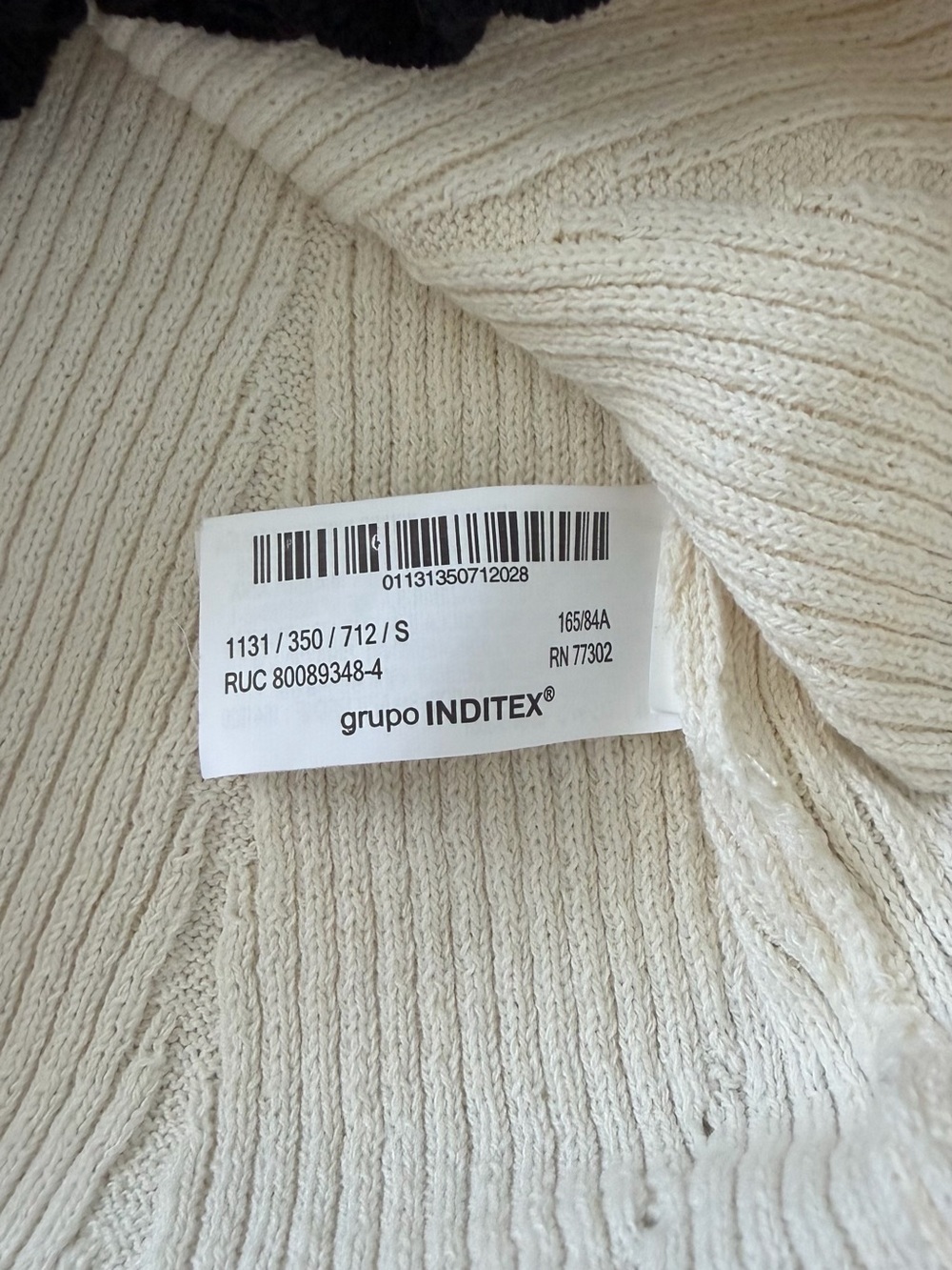 NWT Zara Ruffled Ribbed Top - Picture 7 of 9